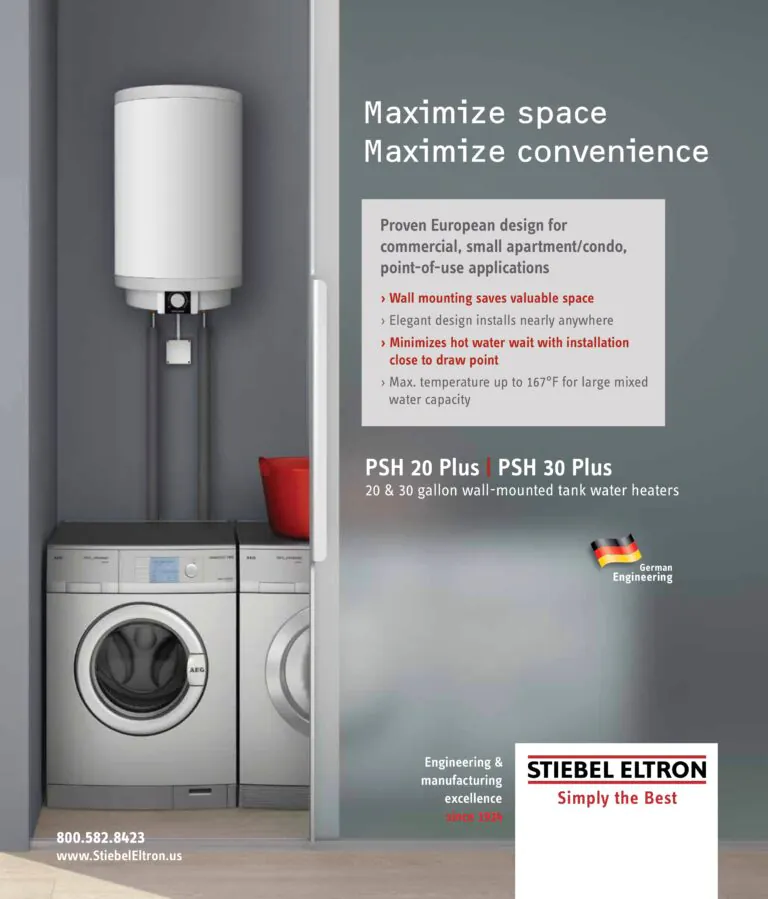 Stiebel Eltron ad for Contractor magazine