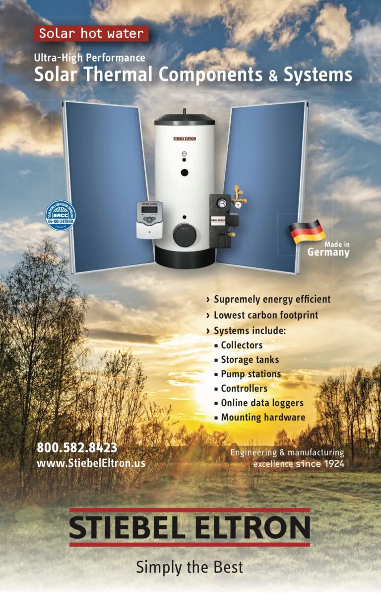 Stiebel Eltron ad for Mother Earth News